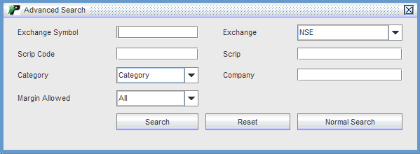 Use Advanced Search option for detailed search